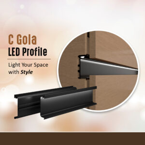 C- GOLA PROFILE (WITH LED)