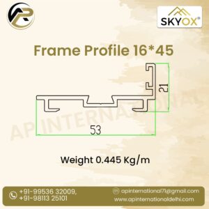 Frame profile 16x45